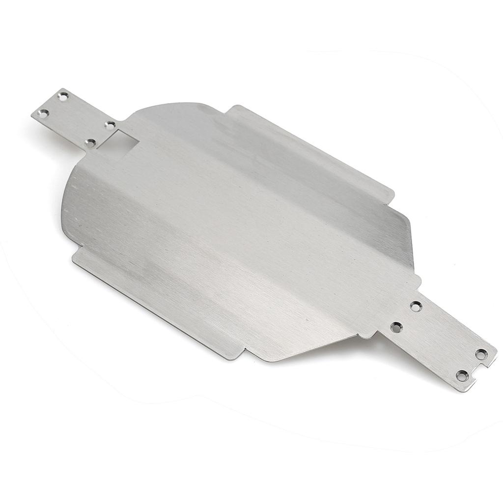 Stainless Steel Skid Plate Chassis Armor Gearbox Protector for MJX 16207 16208 16209 16210 H16 1/16