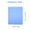 6Pcs File Sleeves Water Resistant Document Protector Folder with Rotating Clip Presentation Folder for Office 9x12Inch