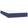 347700 vidaXL Pocket Spring Mattress Blue 90x190 Cm Thickness 20 Cm Fabric