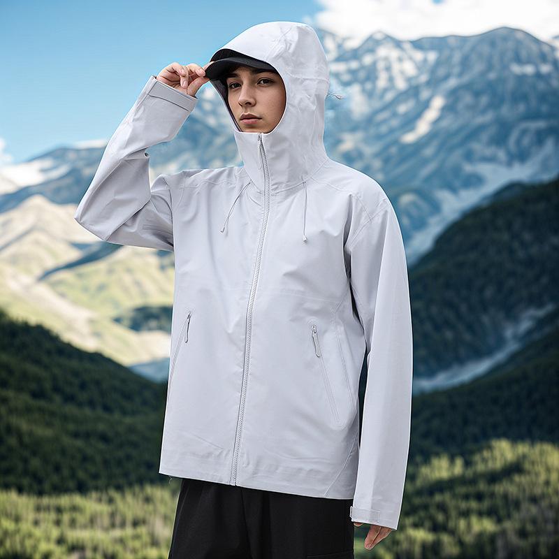 Новая мужская куртка-хардшелл для альпинизма, трехслойная ткань, модный тренд, несколько цветов на выбор, парная куртка