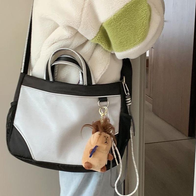 Плюшевый брелок с капибарой, милый кулон в виде сумки, креативный брелок с пушистыми животными, мягкая кукла, брелки, подарок на день рождения, автомобильный кулон, стол