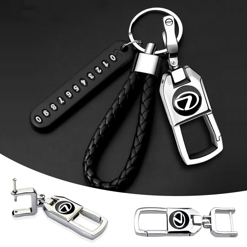 Car Metal Keychain 3D Emblem Key Ring Accessories For Lexus F SPORT IS250 IS200 CT200h GS300 LS430 RX450h LX570 IS300