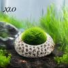 Aquarium Substrate Decor 2Pcs Shrimp Caves for Plants, Round Hideouts, Cherry & Dwarf Cave Hides Moss Ferns And Anubias, Tank Decoration 3D Printed