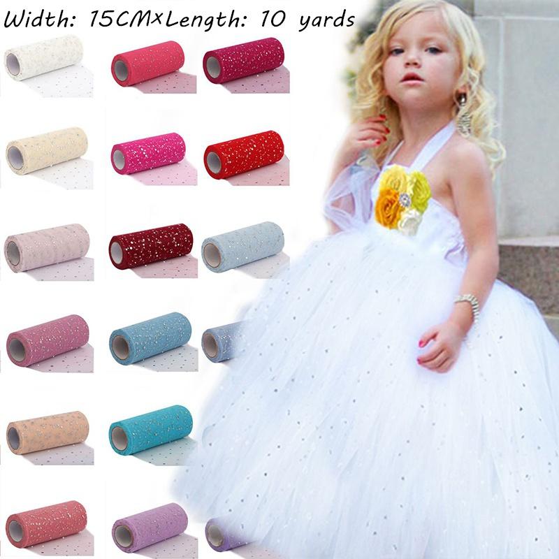 10 ярдов, тюль с лазерными блестками, рулон органзы, украшение для вечеринки, сделай сам, ткань-пачка, свадебное украшение, швейная сетка, юбка-пачка из органзы, аксессуары
