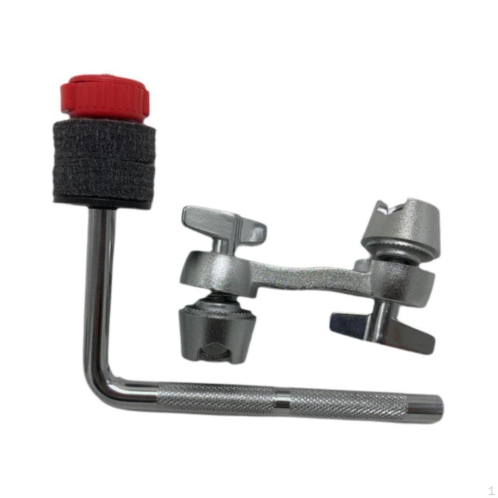 Удлинитель тарелки Крепление зажима для рычага Аксессуары для высокопроизводительных барабанов L-образный стержень Регулировка