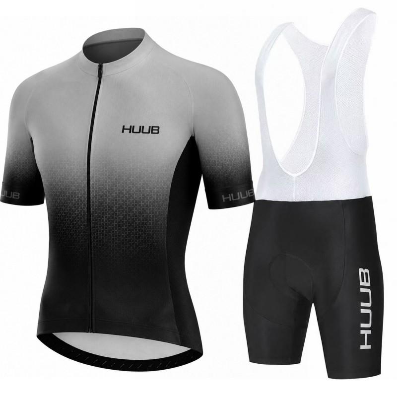 HUUB Short Sleeve Cycling Jersey Set Breathable Quick-Dry Performance Wear Men Women Ride
