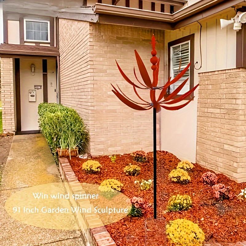 1 шт. Кованая железная вращающаяся ветряная мельница-гироскоп, Харлоу, ветроротатор, кованая железная ветряная мельница для улицы, двора