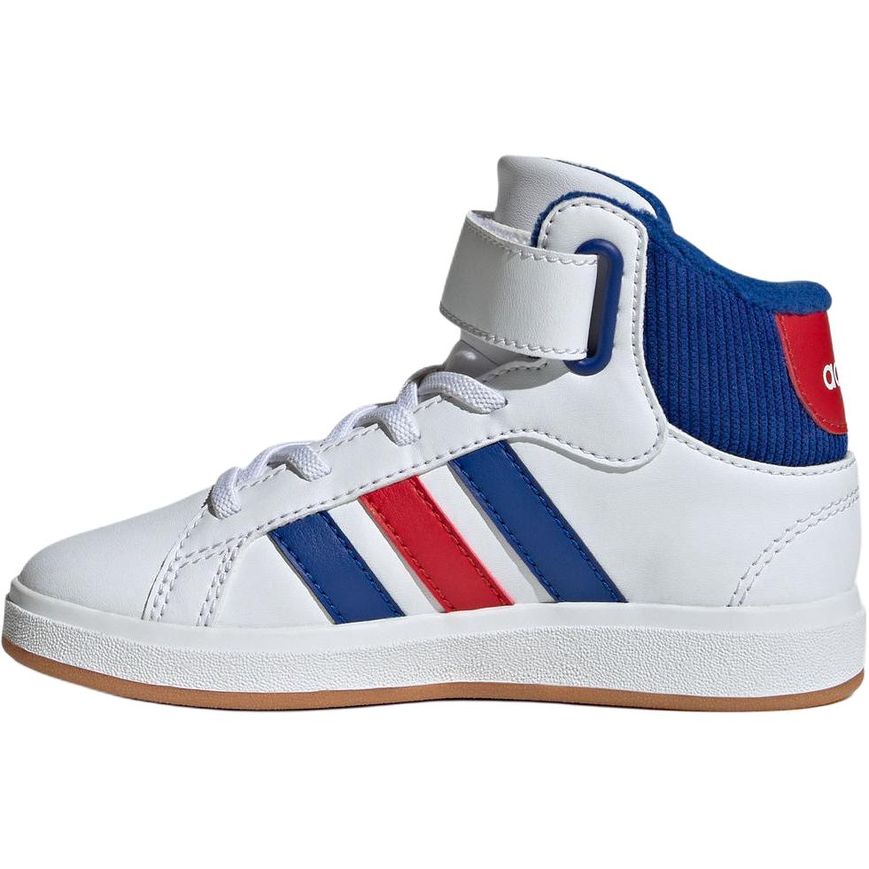 adidas GRAND COURT Ткань Средняя высота Кеды для скейтбординга Белый Детские JP8876