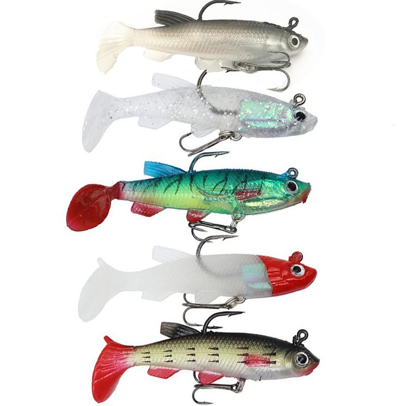 Мягкая приманка Bionic Bait, 14 г, без сорняков, приманки для морской рыбалки на окуня, Shoal Shad, 2 полные приманки в упаковке, рыболовная приманка