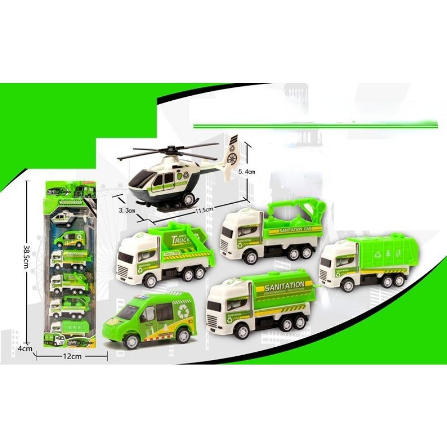 6 шт./1 компл., модель автомобиля, игрушка, пожарная машина, самолет, полицейская инженерная модель для мальчиков, Рождественский подарок, литой под давлением 1/64, игрушечный автомобиль с откатным механизмом