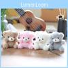 Bear Cute Rabbit Bunny Plush Keychain Pp Cotton Kids Adults Backpack Decoration