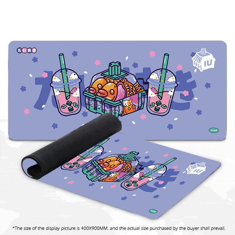 Large Mouse Pad Gaming Mousepad Milk Tea Mouse Mat Switch Gamer Mousepads XXL Pink Table Pads Keyboard Mats Desk Carpets Rugs