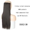 Long Straight Women Hair Extension Synthetic Fiber Hairpiece Daily Wear Long Straight Fake Hair for Women