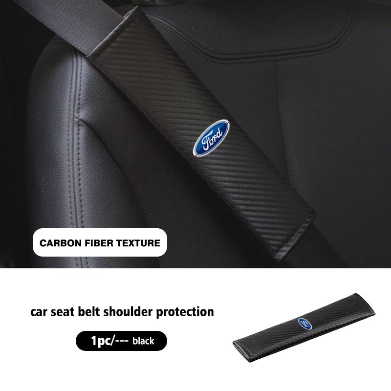 1/2PCS Car Seat Belt Covers Shoulder Cushion Protector Pad For Ford Fiesta mk7 mk5 mk8 mk4 mk6 1995-2011 2012 2013-2023