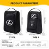 For Lexus Car Sneaker Organizers Travel Shoe Bag Storage Accessories UX250h RX450h RX300 GX470 CT200h RX400h NX300h RX350FP2 