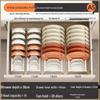 cream style aluminum dish drainer with hooks