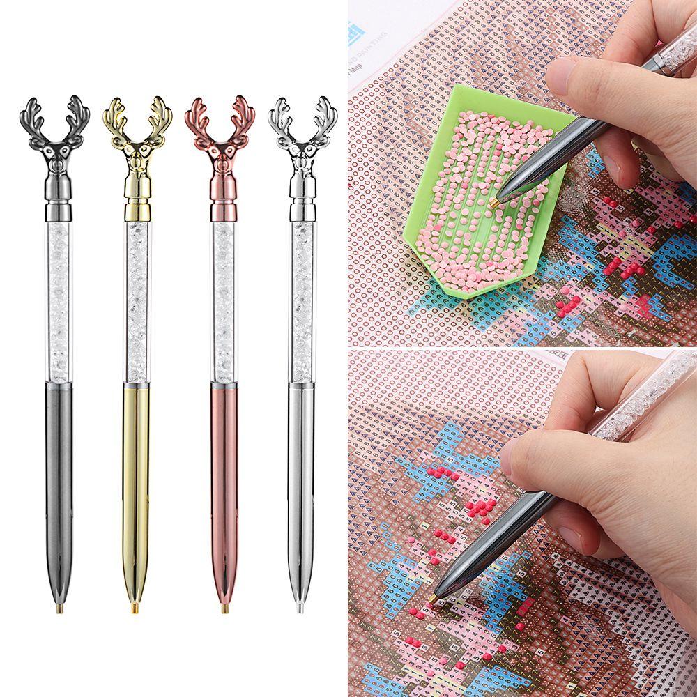 Вышивка крестом Швейные принадлежности Ручка для точечной выкладки Ручки в виде оленя 5D Алмазная живопись Ручка для алмазной живописи