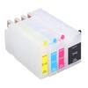 4 Colors Ink Cartridge with Permanent Chip Refillable Ink Box Replacement Printer Accessories for