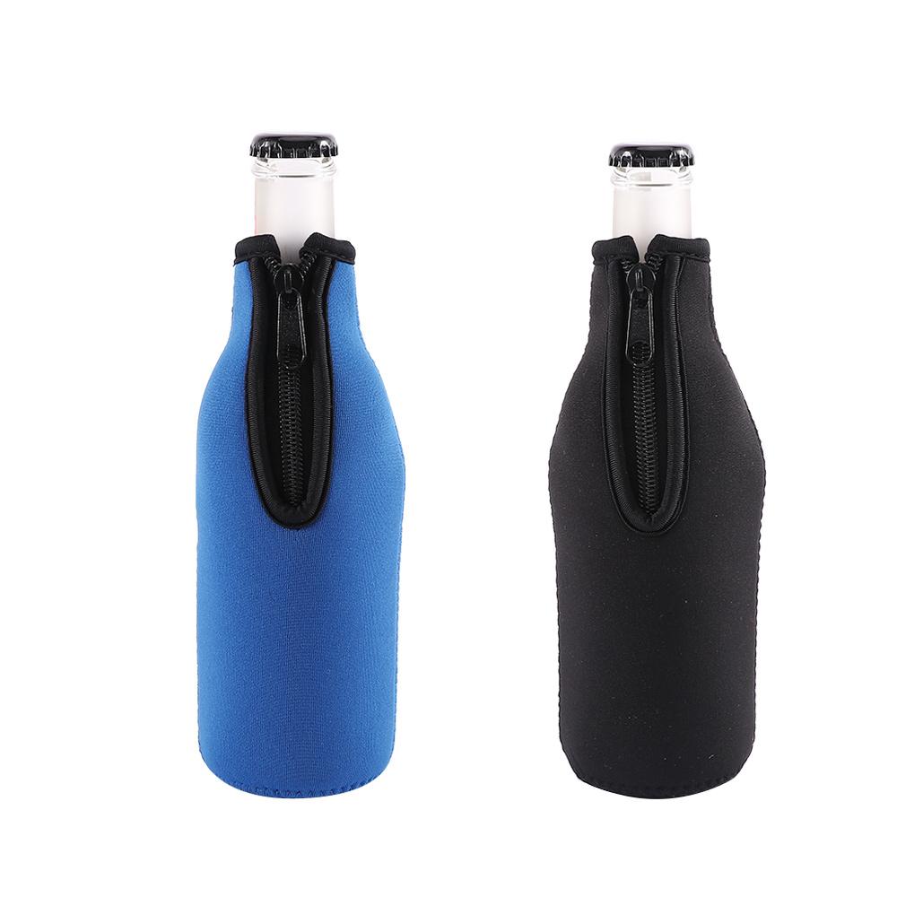 Neoprene Beverage Insulated Zipper Protective Cover Wine-bottle Bag Bottle Coolers Bottle Holder