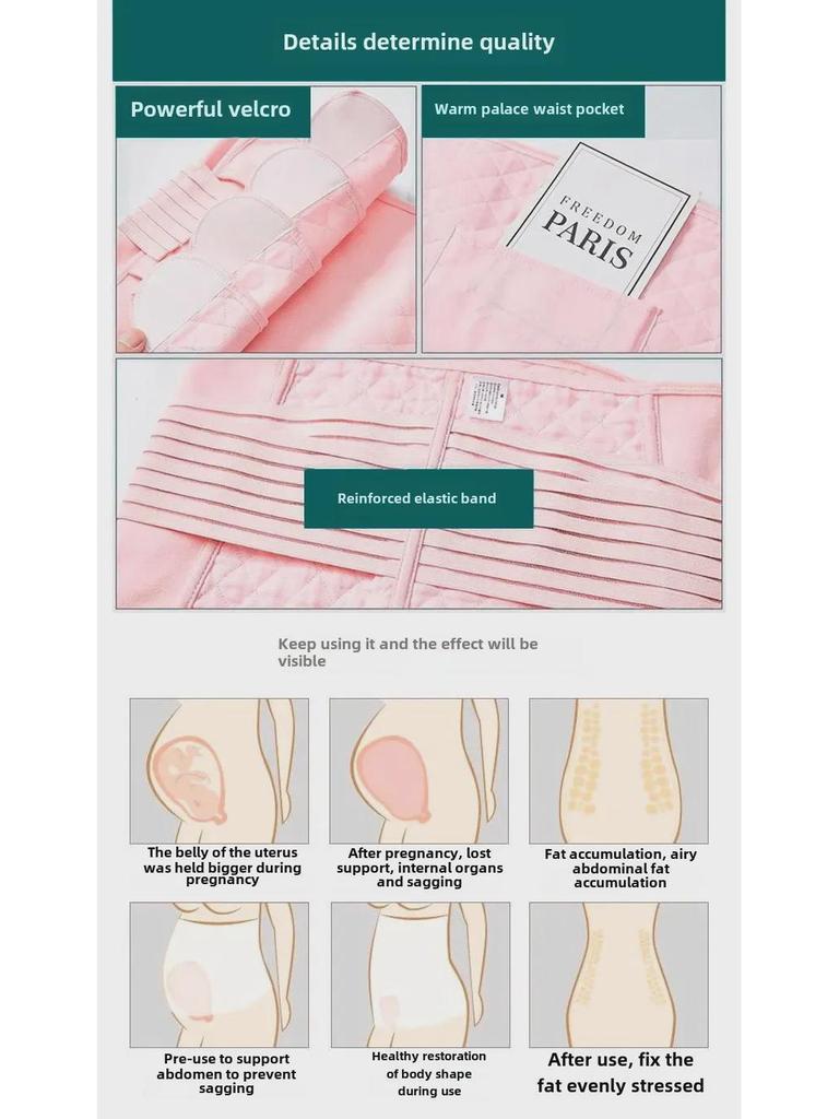 Maternity Postpartum 4-in-1 Reinforced Belly and Waist Support Belt