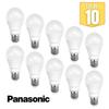 Set of 10 Panasonic E27 A60 8.5W E27 6500K LED Bulbs
