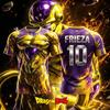Dragon Ball Golden Frieza No11 Purple Gold Flame Print Men Soccer Jersey Quick Dry Anime Fan Breathable Sports T-Shirt