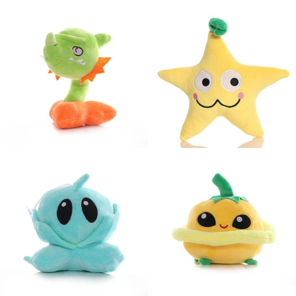 Soft Short Plush Stuffed Plant Doll Kids Toy Cactus Garlic Cabbage Corn Sunflower Cherry
