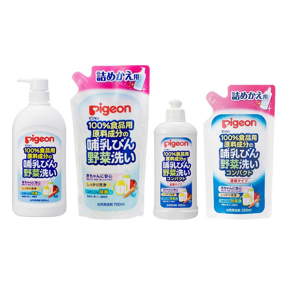 Детская бутылочка Pigeon и средство для мытья овощей 800 мл,