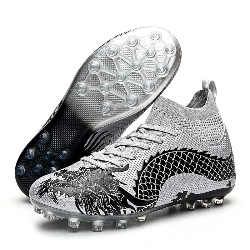 Лимитированная серия «Год Дракона» профессиональные футбольные бутсы с высокой воздухопроницаемостью длинные шипы женские сломанные шипы тренировочные бутсы для искусственной травы