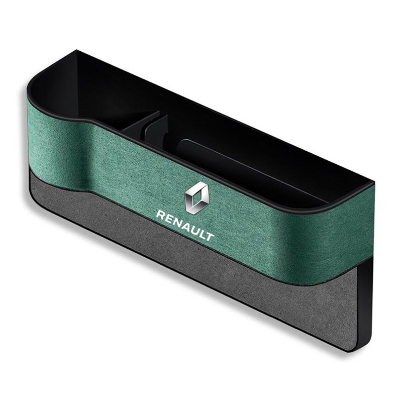 For Renault 2026 New Hub Caps Car Sticker Multifunction Car Seat Gap Storage Box Bag Organizer For Renault Megane 2 3 Clio Sceni
