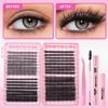 Diy Single Cluster Of Hair 640 Clusters Large Capacity Family Photo Eyelashes Book Single Cluster Mixed False Eyelashes