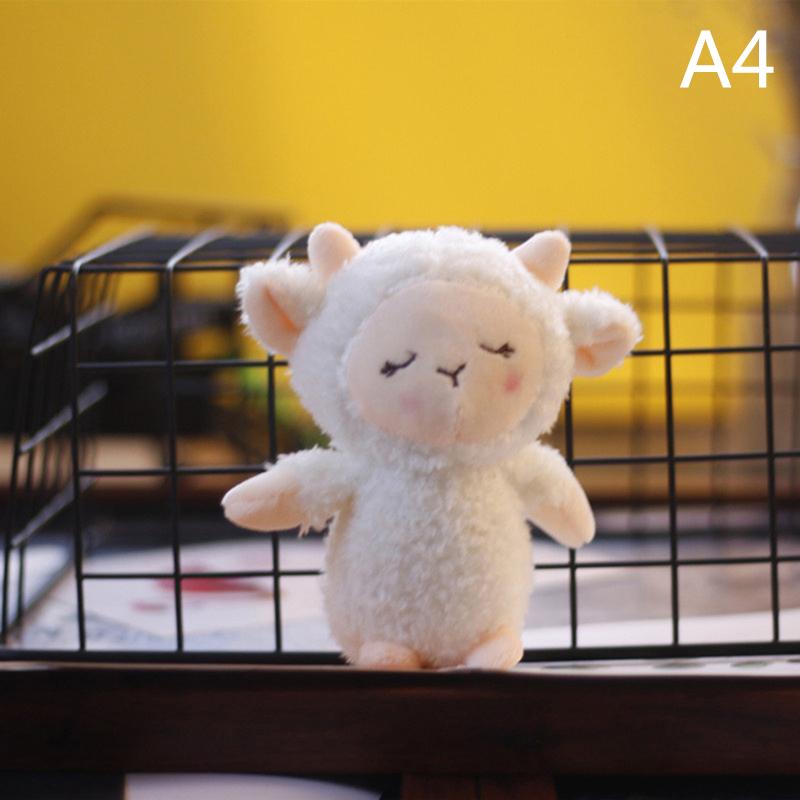 1 шт. Плюшевая кукла Маленький барашек, Милая кукла животное, Мягкая хлопковая набивная кукла, Детская плюшевая игрушка, Партнер для сна, Подарок на день рождения