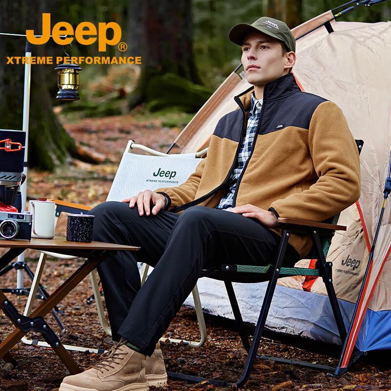 Jeep Мужская ветрозащитная водонепроницаемая куртка на флисовой подкладке для активного отдыха