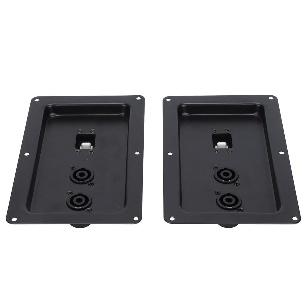 2 Pcs Speaker Wiring Back Panel Professional Stage Speaker Junction Box Connector for 715 725 Stage Speakers