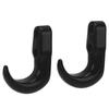 2Pcs RC Metal Bumper Trailer Hook Sickle Authentic Rescue Car Hook for Axial SCX24 1 24Black