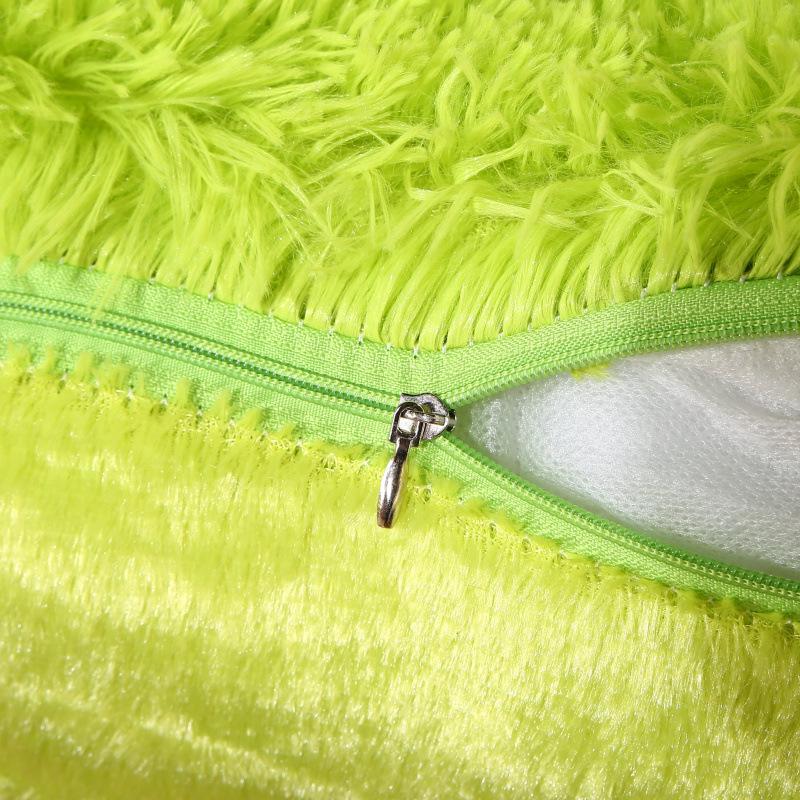 Плюшевая Однотонная Морской Лев Бархатная Спинка Дивана Квадратная Подушка Квадратная Подушка Кожаная Подушка