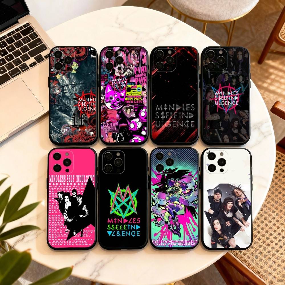 Чехол для телефона M-Mindless Self Indulgence для iPhone 17,16,15,14,13,12,11 Plus,Pro Max,XS, Мягкий силиконовый черный чехол