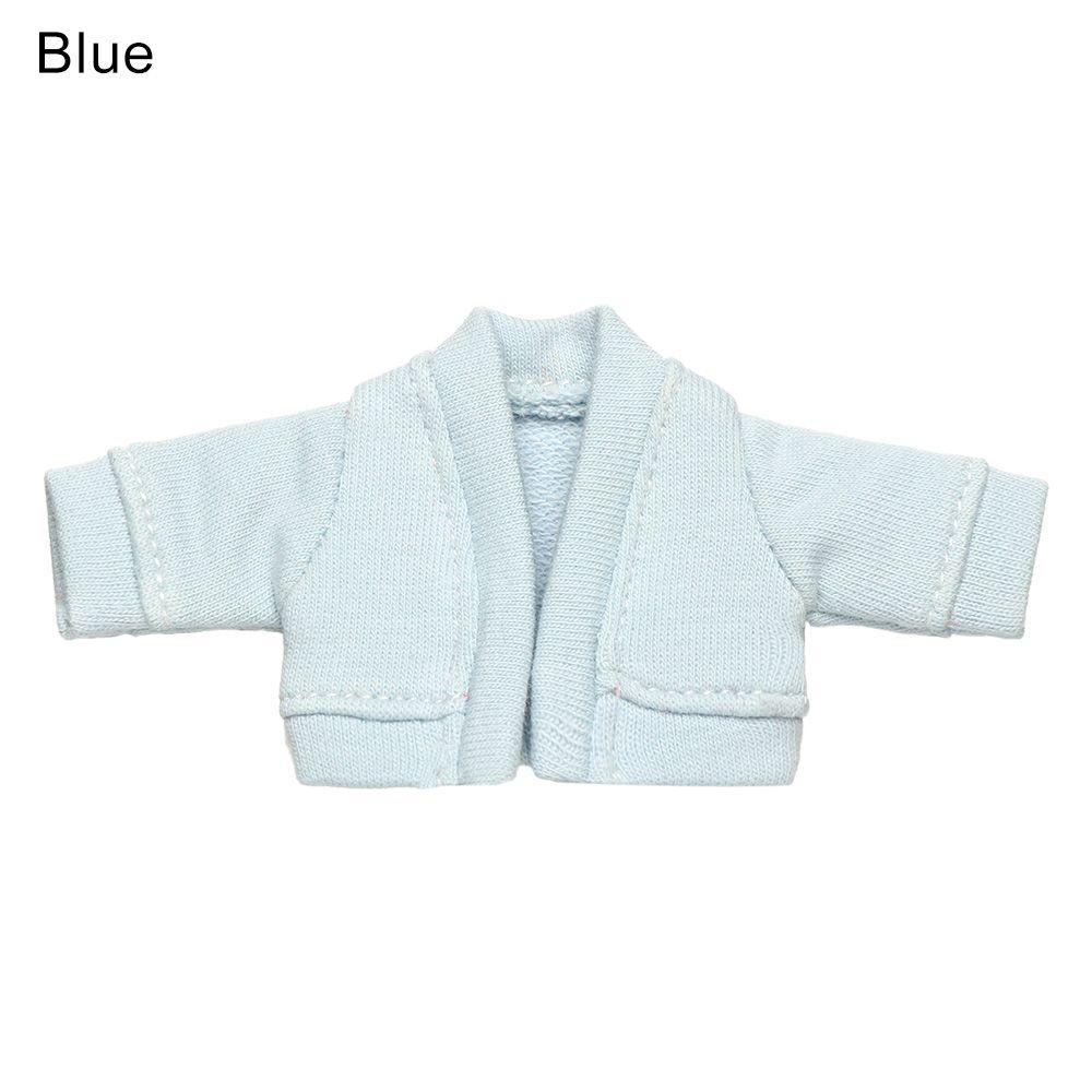 Doll Accessories Mini Knitted Sweater Tops Casual Dress Dressing Clothes 1/12 Doll Cardigans