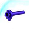 TINEASUR Motorcycle Fix Quick Throttle Grip Motorcycle Hand Grip Handle Throttle Turn Grip Motorcycle Throttle Turn Grip Blue