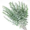 Artificial Eucalyptus Leaves 38Cm Single Eucalyptus Leaves Simulated Green Plant Bouquet, Farmhouse Home Decoration Flower