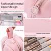 Kpop Demon Hunters Letter A-Z Pencil Bag Rumi Mira Zoey Girl Student Pencil Case High-capacity Stationery Pouch School Supplies