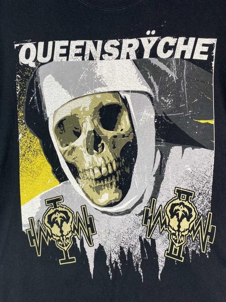 2007 tour QUEENSRYCHE band skull nun Tshirt Cotton Unisex Tee S5XL MO477 Unisex T-Shirt