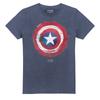 Captain America Mens Paint Shield T-Shirt