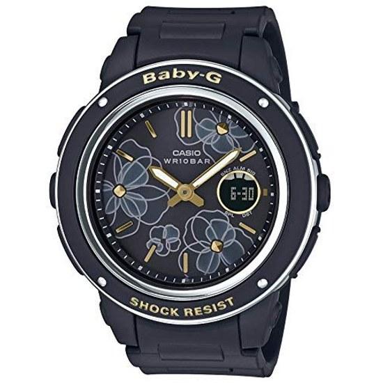 Casio Wristwatch Baby-G Floral Dial Series BGA-150FL-1AJF Ladies Black