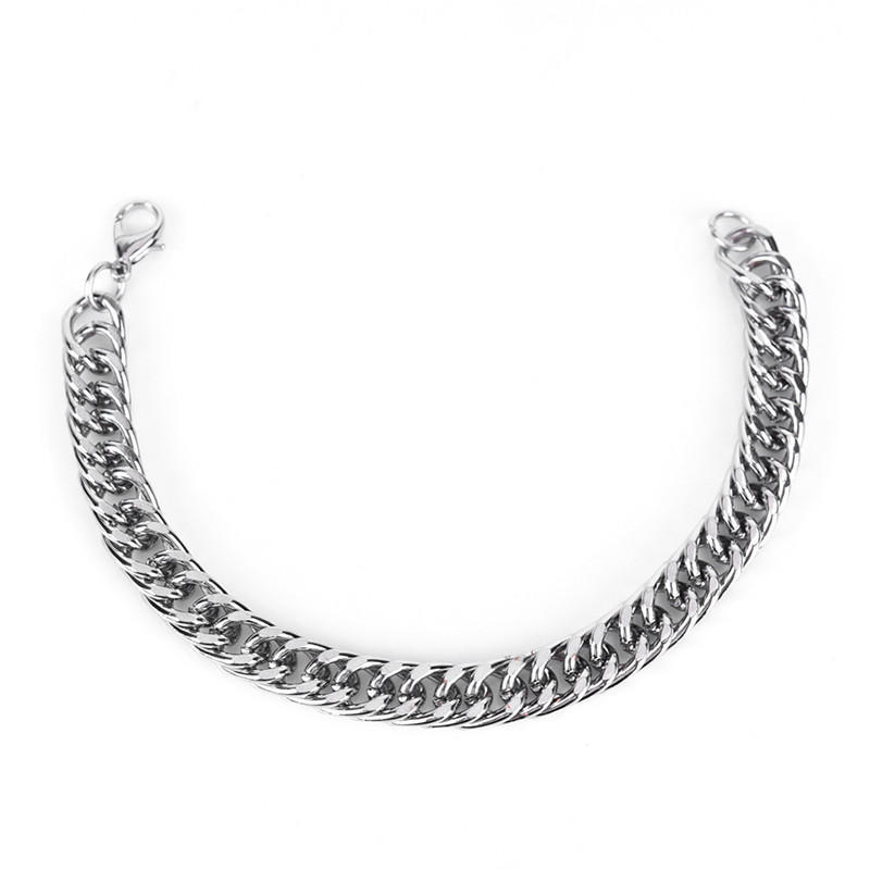 Мужской браслет из нержавеющей стали в стиле панк, браслет-цепочка, ювелирный браслет, аксессуар