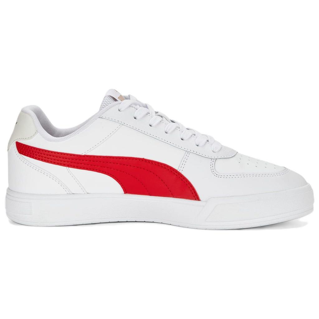 Puma Caven Comfortable Durable Low-Top Sneakers Unisex Sneakers White Red 380810-25