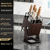 New Stainless Steel Kitchen Storage Holder 30° Rotating with Draining Tray Storage Rack 9 Slots Multifunctional Countertop Shelf