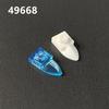 Compatible Building Block 49668 Technology Small Particle Building Block Accessories Parts 1 × 1 Point With Fangs Toes