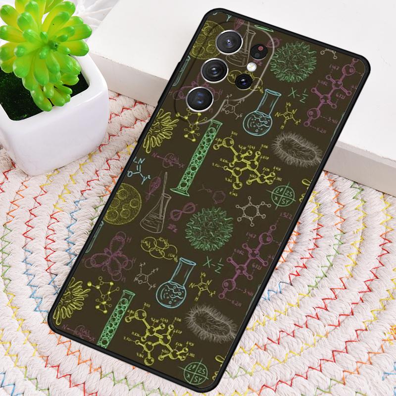 Модный Чехол для Телефона Биология Химия для Samsung Galaxy note 10 pro S26 Ultra S23 S24 FE S25 S21 S22 PLUS ударопрочный Чехол