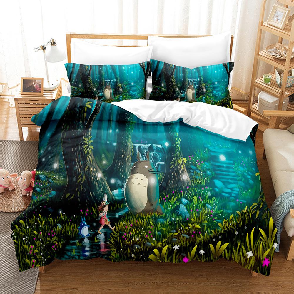 Printing Quilt Cover Chinchilla 3D Digital Printing Three-Piece Set